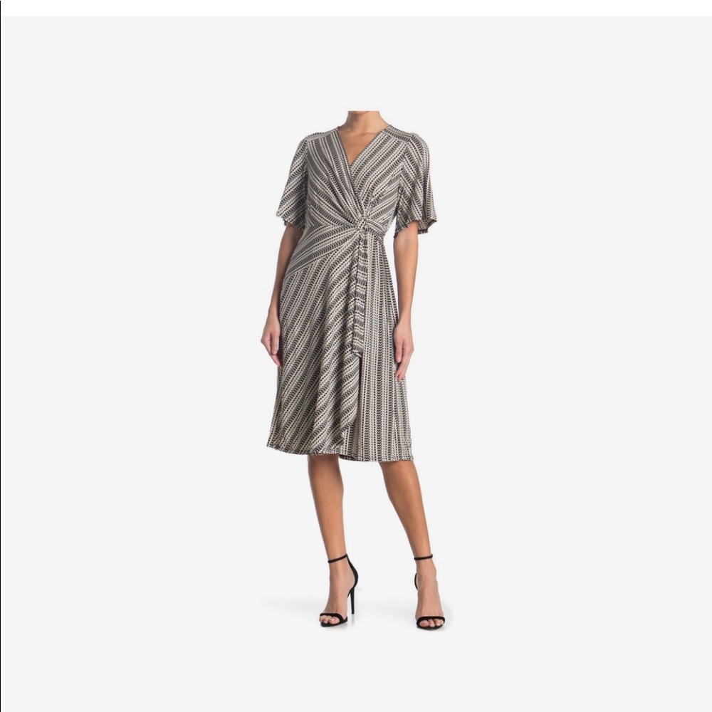 Fronted twist dress L size